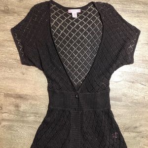 Brown Loose Cardigan